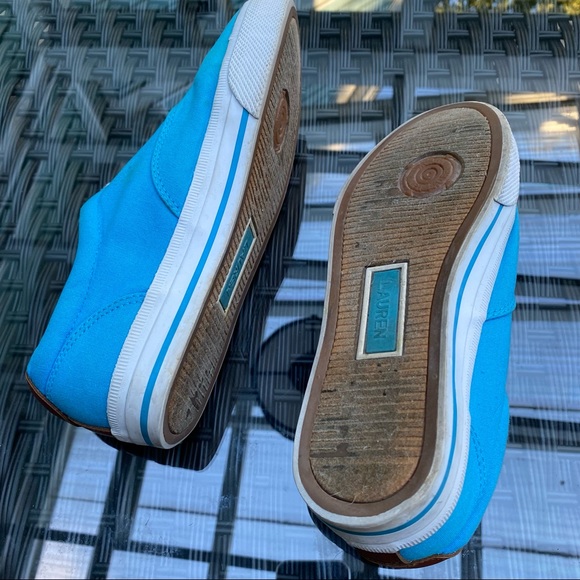 Ralph Lauren Veeta Canvas Fashion Tennis Shoes - Picture 10 of 10